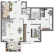 Grundriss - Nutzen Sie diese tolle Chance! 3,5 Zimmer-Wohnung mit sonnigen Süd-Balkon!
