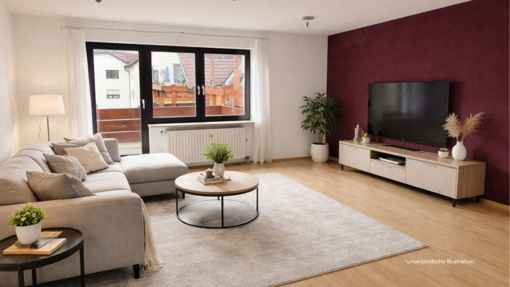 Verlieben Sie diese gemütliche 3,5 Zimmer-Wohnung mit Süd-Balkon! - Gingen (Fils) (42510)