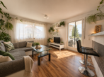 Wohnzimmer - Heute erwerben, später beziehen! Attraktive 2 Zimmer-Wohnung mit Balkon!