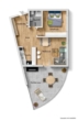 Grundriss - Heute erwerben, später beziehen! Attraktive 2 Zimmer-Wohnung mit Balkon!