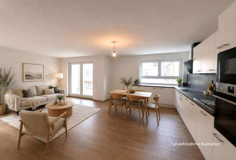 Exklusiver Flair! 4 Zimmer-Neubauwohnung ideal für die ganze Familie! - Esslingen am Neckar (44692)