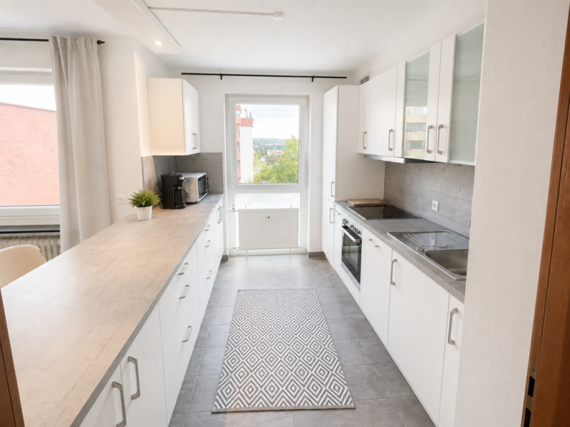 Exklusiver Flair! 4,5 Zimmer-Wohnung mit Balkon für gehobene Ansprüche! - Küche (50926)