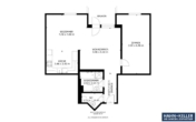 Grundriss - Ansprechende und helle 2 1/2 Zimmer-Wohnung mit herrlichem Sonnenbalkon!