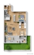 Grundriss - Ideale Gelegenheit! Attraktive 2,5 Zimmer-Wohnung in toller Aussicht!