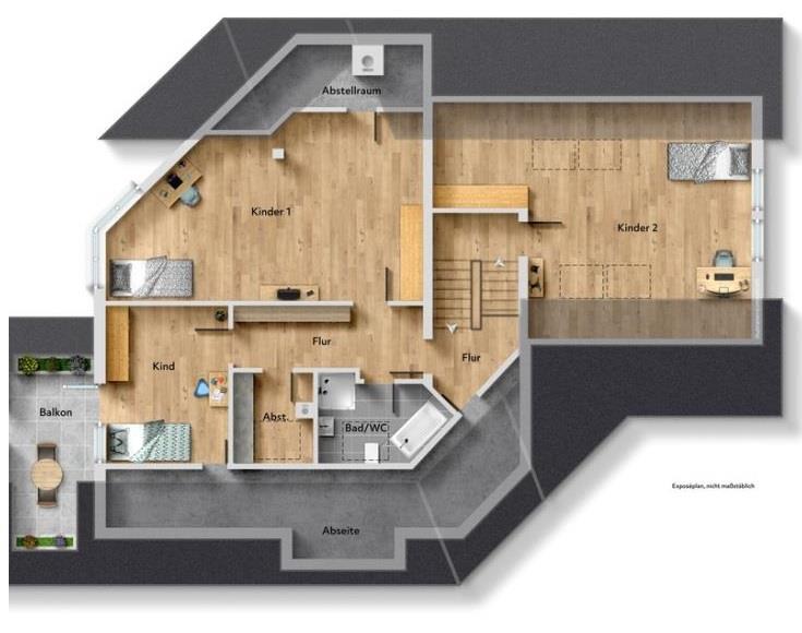 314m² Freiraum – für Ihr Leben & alles was noch kommt! Traumhaus in Schwäbisch Gmünd! - Dachgeschoss (51633)