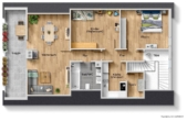 Dachgeschoss - Gartenliebhaber aufgepasst! Perfektes Zweifamilienhaus mit großem Garten!