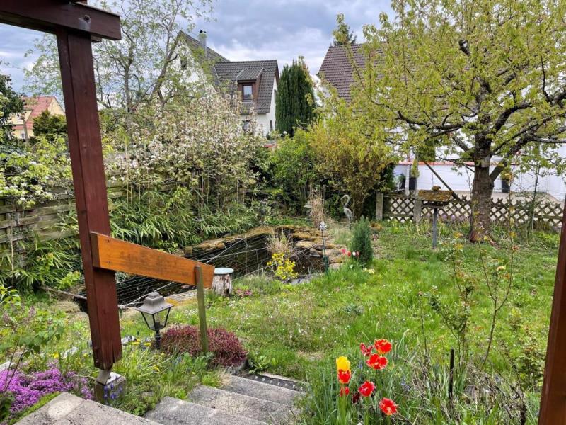 Idyllischer Familientraum! Attraktives freistehendes Einfamilien in Steinenbronn! - Garten (46268)