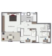 Wohnebene 2 - Aussicht PUR! Interessante 4,5 Zimmer-Wohnung mit Aufzug & Balkone!