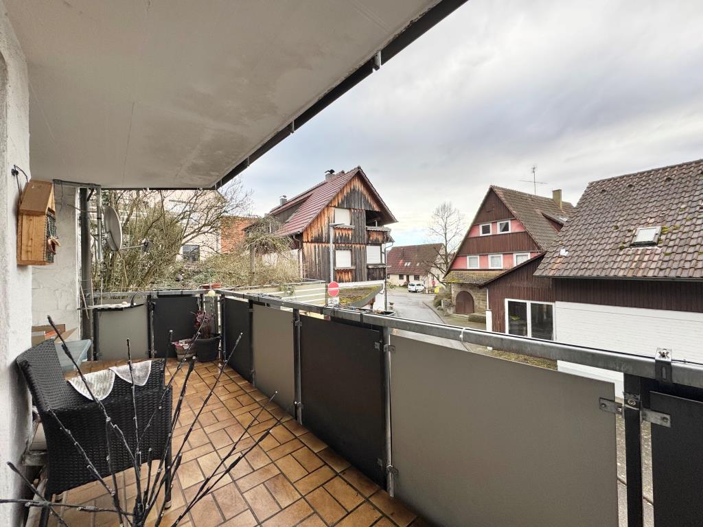 Ideale Kapitalanleger! Tolles Mehrfamilienhaus in ruhiger Wohnlage von Rudersberg! - Balkon (EG) (39146)