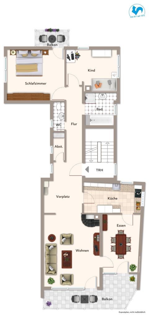 Kapitalanleger aufgepasst! Saniertes 3- Familienhaus in ruhiger Lage von Rudersberg- Asperglen! - Grundriss EG (31005)
