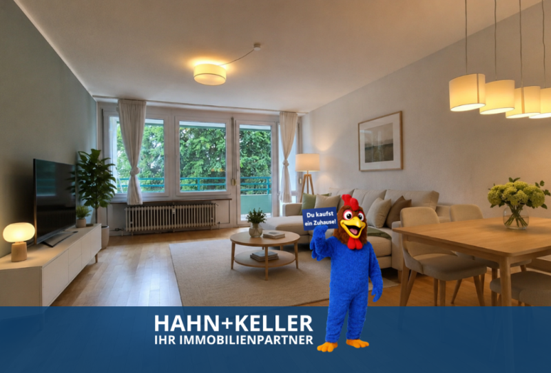 Sofort beziehbare tolle 3 Zimmer-Wohnung mit Balkon & Aufzug in Ostfildern! - Ostfildern (51352)