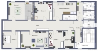 Grundriss - Großzügige 6- Zimmer-WG mitten in Bad Cannstatt – zentral & modern!