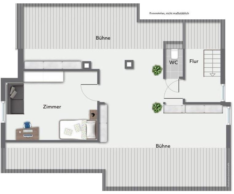 Stattliches freistehendes Einfamilienhaus mit Platz für die ganze Familie! - Dachgeschoss (44034)