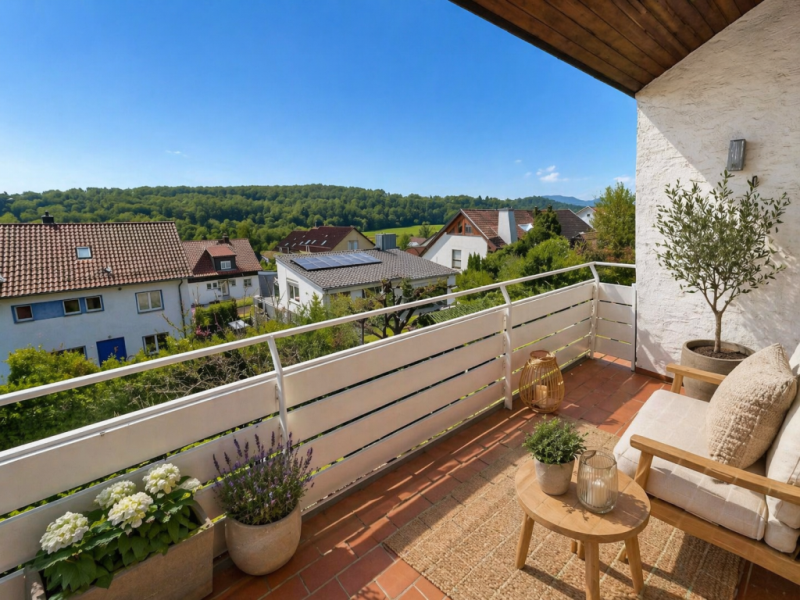 Stattliches freistehendes Einfamilienhaus mit Platz für die ganze Familie! - Balkon (45056)