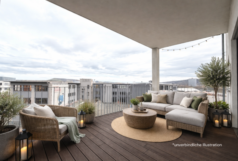 Extravagantes 4,5 Zimmer-Loft mit Premium-Ausstattung & tollem Citycharme! - Balkon (49211)