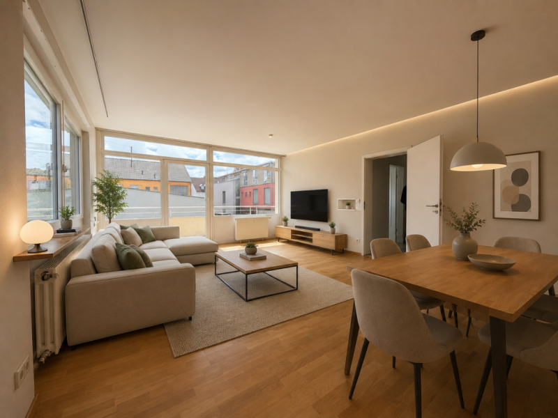 Einziehen & Wohlfühlen! Attraktive 3 Zimmer-Wohnung in Reichenbach (Fils)! - Wohn/- Esszimmer (46499)