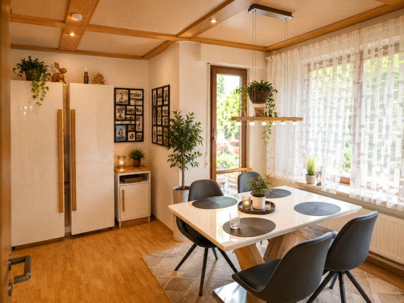 Hier wohnen Sie zentral! Freistehendes Einfamilienhaus mit sonnigem Garten! - Essplatz (47157)