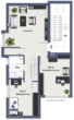 Grundriss Ebene 2 - Hochwertige 4 Zimmer-Maisonettewohnung für gehobene Ansprüche!