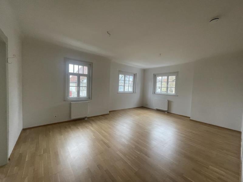 Seltene Gelegenheit! Ideale 3 Zimmer-Wohnung mit tollem Flair im Fachwerkhaus! - Wohnzimmer (49686)