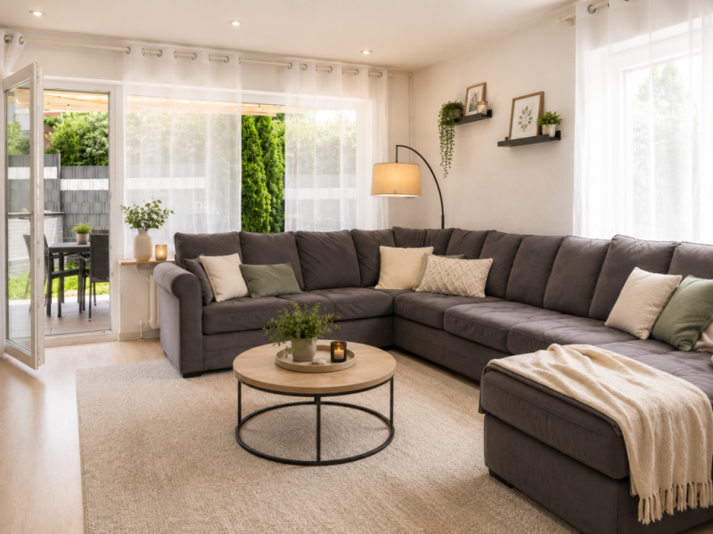 Exklusive Traumwohnung! 4,5 Zimmer-Familienwohnung für tolle Ansprüche! - Wohnzimmer (47976)