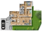Grundriss - Seltene Gelegenheit! Interessante 4 Zimmer-Wohnung in Korntal-Münchingen!
