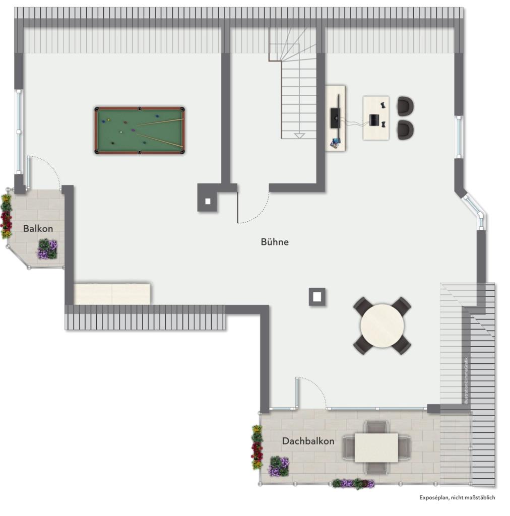 Gemütlicher Charme! Interessantes Zweifamilienhaus in zentraler Wohnlage! - Dachgeschoss (43471)