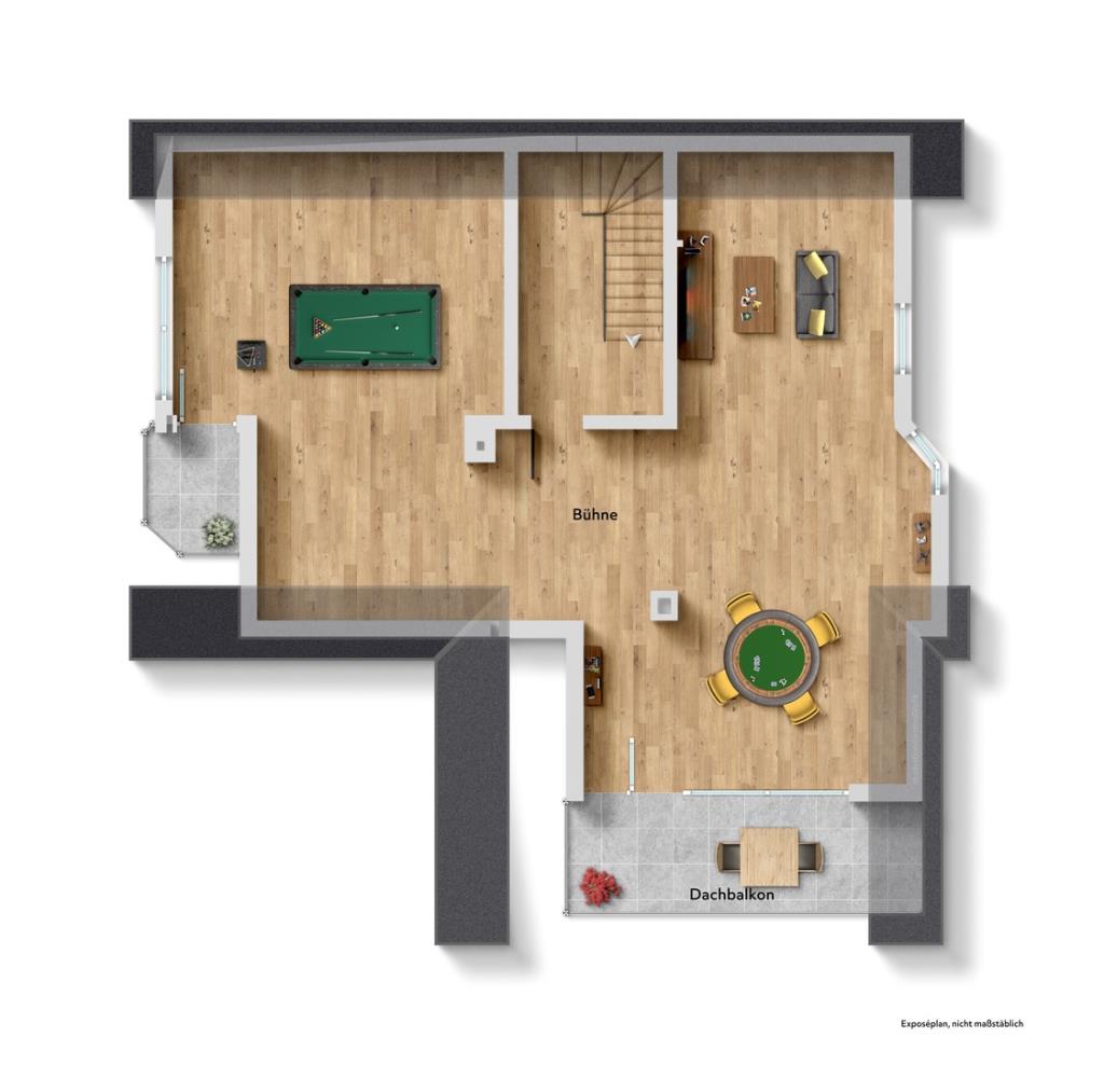 Platz für die ganze Familie! Zweifamilienhaus mit Garten in zentraler Lage! - Dachgeschoss (39903)