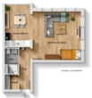 Grundriss - Seltene Gelegenheit! Interessante 1,5 Zimmer-Wohnung zum fairen Preis!