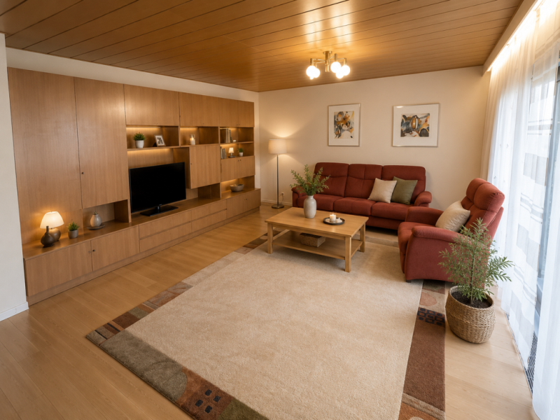 Seltene Gelegenheit! Attraktive 3,5 Zimmer-Wohnung mit gemütlichen Flair! - Wohnzimmer (50801)