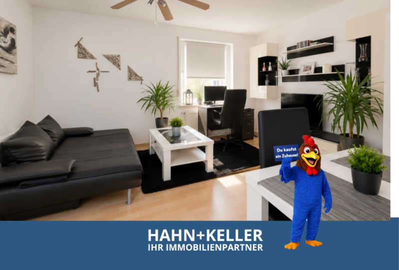 Interessantes Angebot! Vermietete 2 Zimmer-Wohnung mit Süd-Balkon! - Neuhausen auf den Fildern (54090)