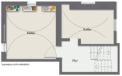 Grundriss Untergeschoss - Renovieren Sie dieses solide Bauernhaus in zentraler Lage von Rechberghausen!