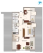 Grundriss - Raumwunder 3-Zimmer-Dachgstudiowohnung mit Carport – clever geschnitten - idealer Einstieg!