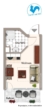 Grundriss Visualisiert - Attraktive 1 Zimmer Wohnung im betreuten Wohnen in idealer Innenstadtlage!