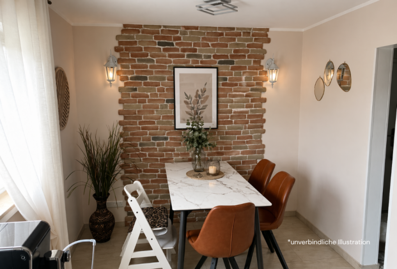 Wohntraum erfüllen! Stilvolle 4 Zimmer-Wohnung mit Balkon für tolle Ansprüche! - Esszimmer (44758)