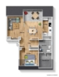 Grundriss - Attrakitves Angebot! Interessante 2,5 Zimmer-Wohnung mit Dachterrasse!