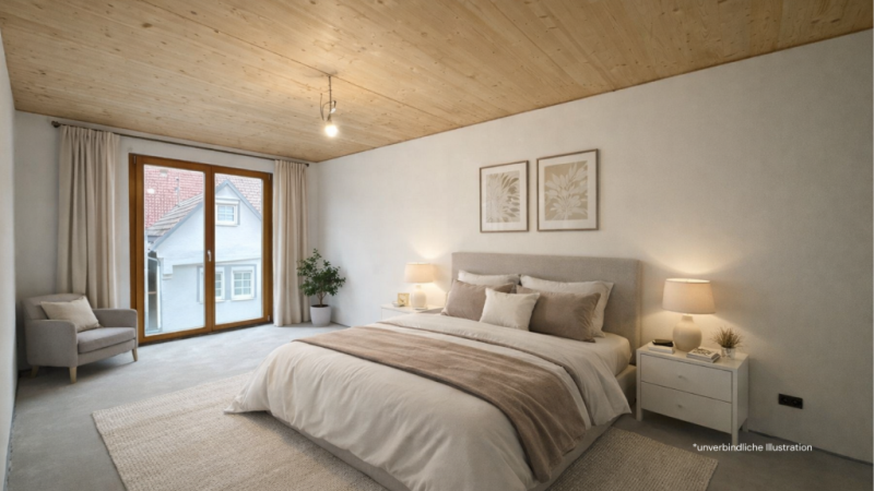 Erfüllen Sie sich Ihren exklusiven Wohntraum! 3 Zimmer-Wohnung in Bönnigheim! - Schlafzimmer (44403)