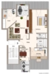 Grundriss - Sofort beziehbar - Geräumige 4 Zi.-Wohnung mit zwei Balkonen in Stuttgart -Hofen!