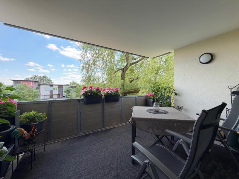 Einzigartiges Wohnen am Feuersee! Moderne 4 Zimmer-Wohnung mit Balkon! - Balkon (49312)