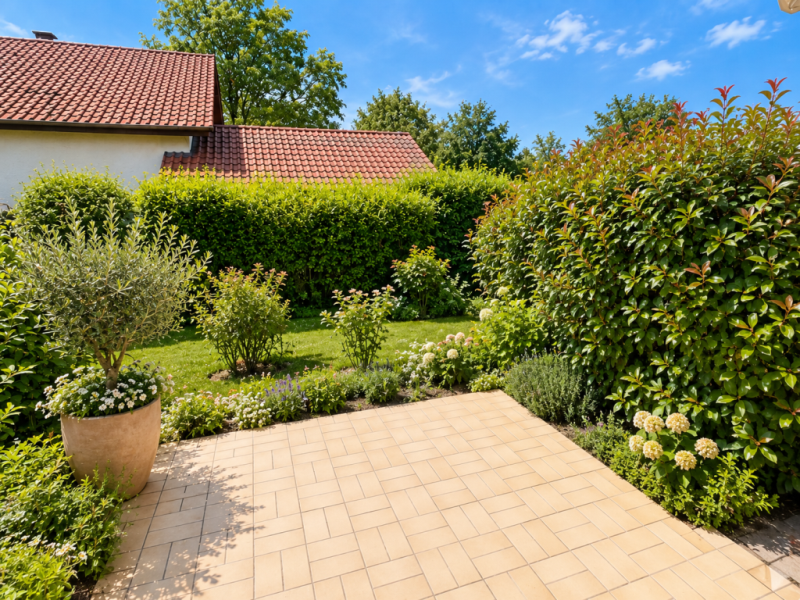 Omas kleines Häuschen! Sonnige Doppelhaushälfte mit Terrasse & Garten! - Terrasse (53615)