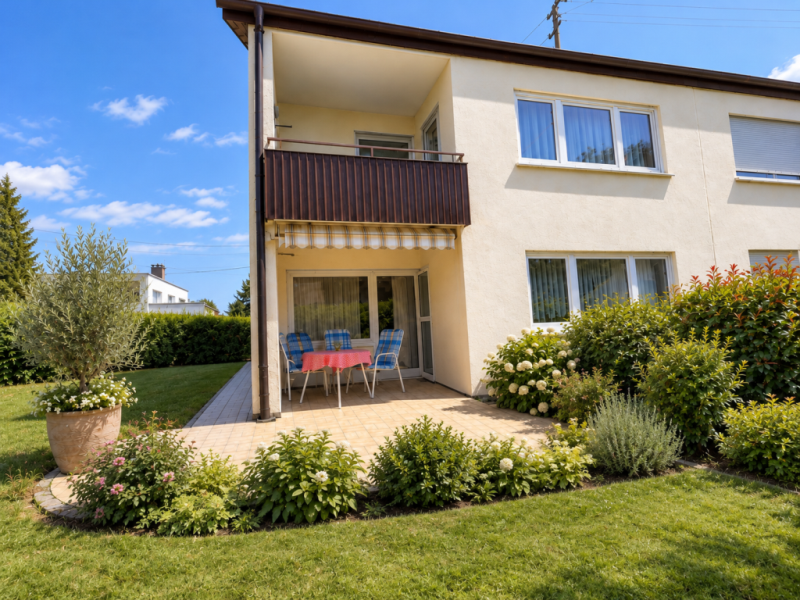 Sonniges Erlebnis! Gemütliche Doppelhaushälfte mit Terrasse & Garten! - Gingen (Fils) (54457)