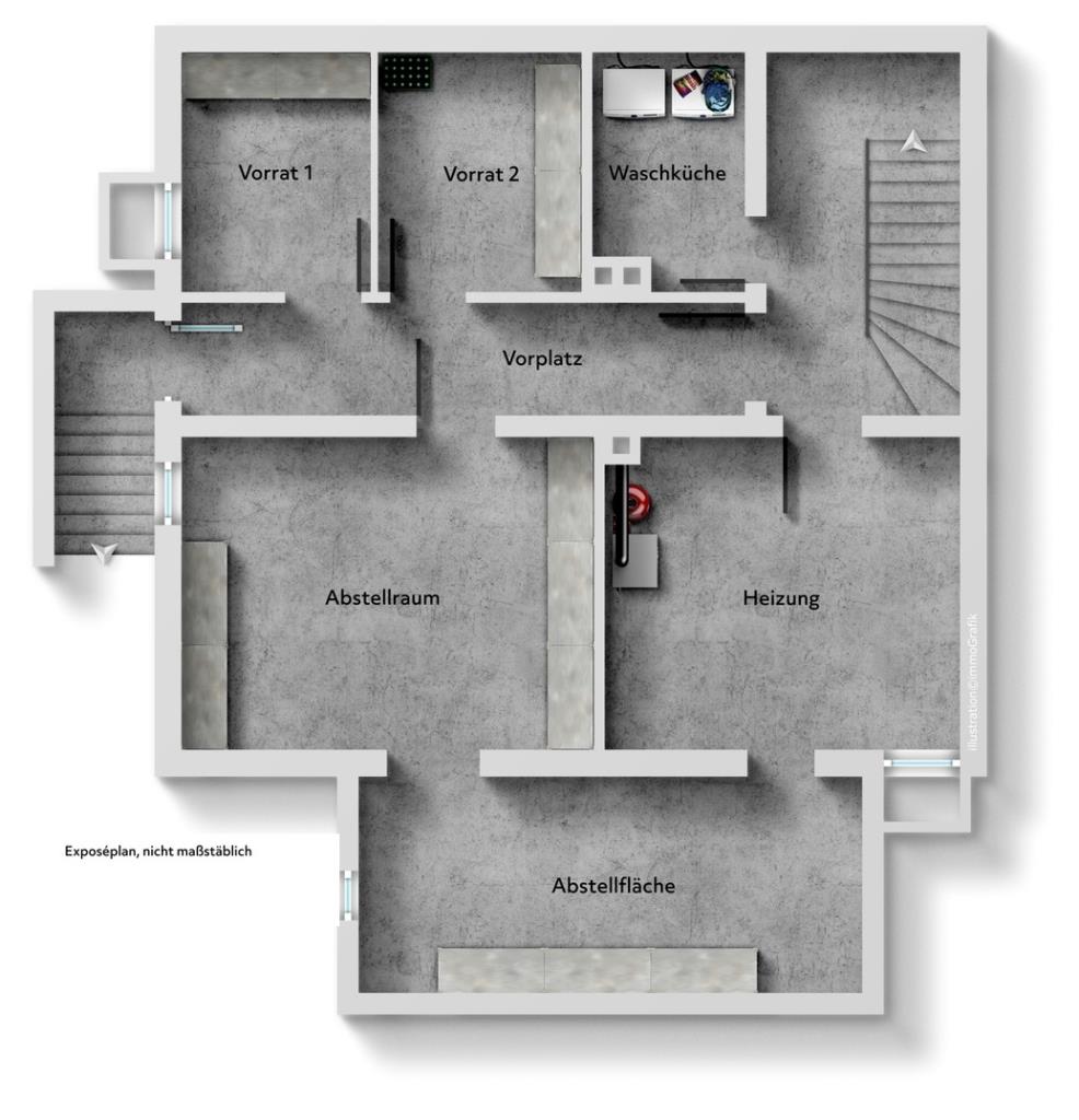 Platz für Ihre Familie! Attraktive Doppelhaushälfte mit Garten in Herrenberg! - Untergeschoss (43303)