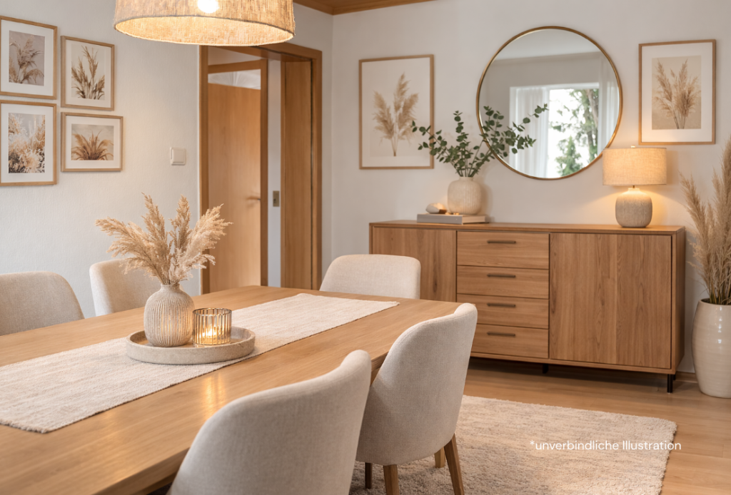 Platz für Ihre Familie! Attraktive Doppelhaushälfte mit Garten in Herrenberg! - Esszimmer 1.OG (43727)