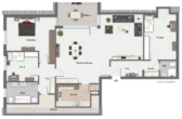Grundriss - Attraktiver Wohntraum! Exklusive 3,5 Zimmer-Wohnung in toller Aussichtslage!