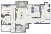 Grundriss - Traumhaftes Wohnen! Großzügige 3,5 Zimmer-Wohnung in bester Wohnlage!