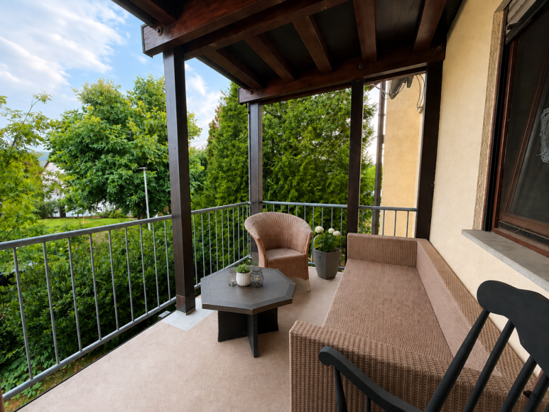 Wohnung mit Potenzial! Ideale 2 Zimmer Wohnung mit Balkon & Einzelgarage! - Balkon (52713)