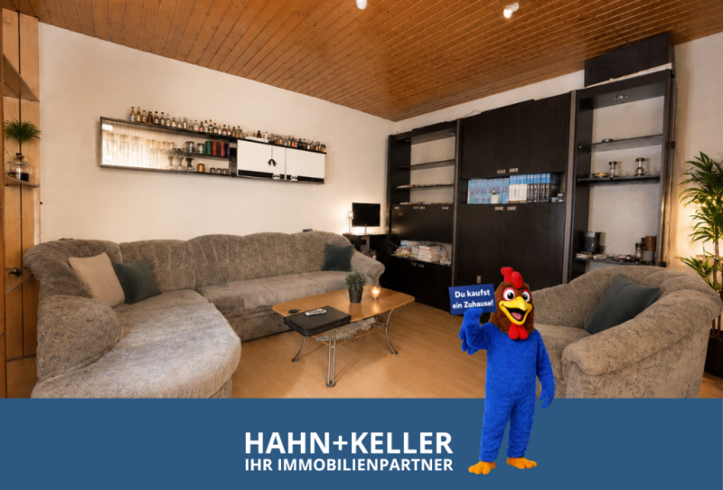 Wohnung mit Potenzial! Ideale 2 Zimmer Wohnung mit Balkon & Einzelgarage! - Allmersbach im Tal (52710)