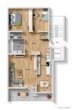 Grundriss - Ideale Gelegenheit! Attraktive 3 Zimmer-Wohnung mit sonniger Terrasse!