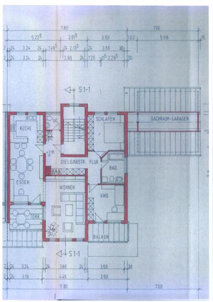 Großzügige 3,5-Zimmer-Wohnung mit gemütlichem Flair - Grundriss (45155)