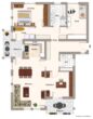 Neuwertige 4 1/2 Zimmer Wohnung mit zwei Balkonen und einem TG- Stellplätze! - Grundriss