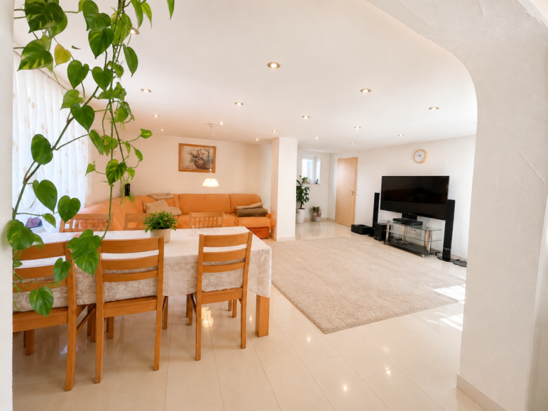 2. Familien unter 1. Dach! Mehrgenerationen-Doppelhaus in sonniger Wohnlage! - Wohnzimmer (54605)
